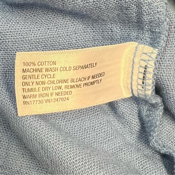 Men's Tailored Work Shacket - Goodfellow & Com Blue M - Picture 8 of 9